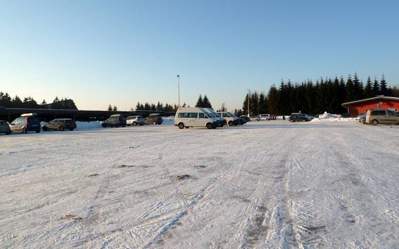Vogtland County: access to ski resorts and parking at ski resorts – Access, Parking Schöneck (Skiwelt)