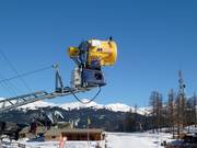 Snow cannon in the ski resort
