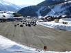 Southern French Alps (Alpes du Sud): access to ski resorts and parking at ski resorts – Access, Parking Auron (Saint-Etienne-de-Tinée)