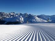 Very good slope grooming in Bormio