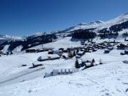 View of the car-free Stoos