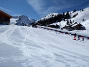 Easy slope in the children’s ski area