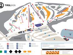 Trail map Tyrol Basin – Mt Horeb
