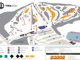 Trail map Tyrol Basin – Mt Horeb