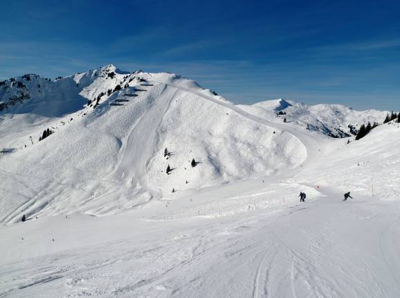 Descent and route Muttelberg