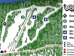 Trail map Salmo