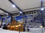 Cooling units on the hall ceiling