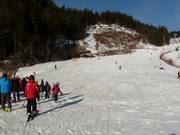 Practice slope at the valley station in Lofer