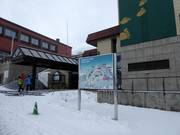 Slope map at the valley station