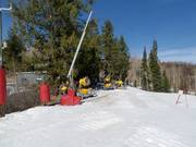 Snow cannons on Buttermilk Mountain