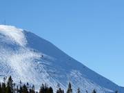 Extremely steep slope at Nordre Kanken