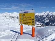 Signposting on the slopes