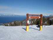 Signposting in the ski resort of Heavenly