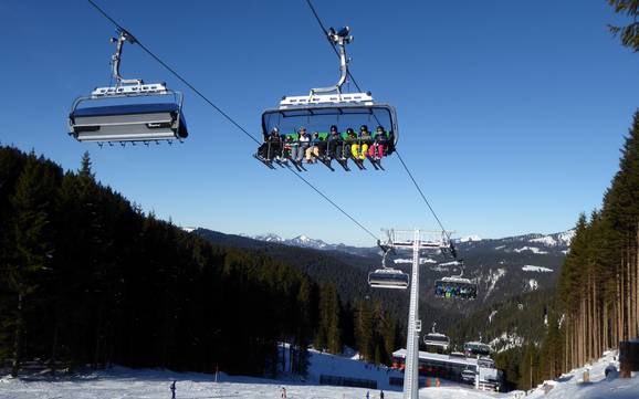 Saalachtal: best ski lifts – Lifts/cable cars Almenwelt Lofer
