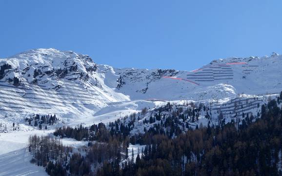 Passeier Valley (Passeiertal): size of the ski resorts – Size Pfelders (Moos in Passeier)