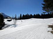 Descent below the Korbinianhütte