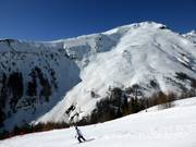 View from Fleiss to Schareck and the challenging ski route Fleisstal