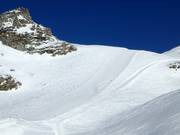Intermediate slope Riepensattel on the Schlegeis Glacier