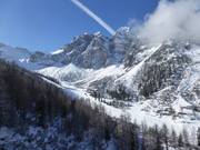 Burgstall run at the foot of the Kalkkögel