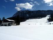 View over the Thiersee-Mitterland ski area