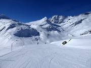 Easy slope at the Hüttenlift