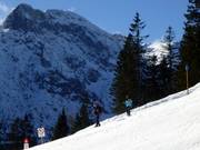 Winter hiking trail at Zwölferkopf