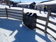Waste sorting in the ski resort of Hafjell