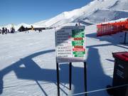 Current operating information at the valley station