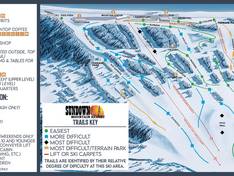 Trail map Sundown Mountain Resort