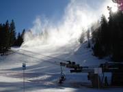 Snowmaking on the slopes