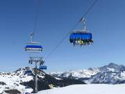 Sunnegg - 6pers. High speed chairlift (detachable) with bubble and seat heating