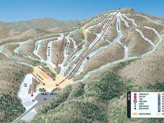 Trail map Oak Mountain