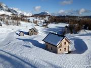 Tauplitzalm village at the ski resort