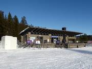 Well-maintained sanitary facilities in the Ruka ski area