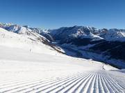 Very good slope grooming in Livigno