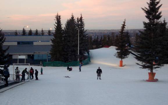 Ski resorts for beginners in the Calgary Region – Beginners Canada Olympic Park – Calgary