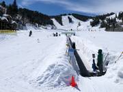 Conveyor belt at the valley station