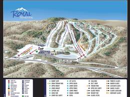 Trail map Royal Mountain