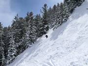 Challenging terrain at Powderhorn Cirque