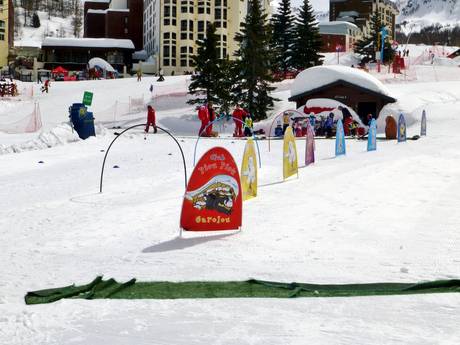 Children's area of the Ski School ESF (Ecole de Ski Française)