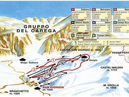 Trail map Malga San Giorgio