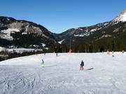 Easy slopes at the Schachen lifts