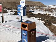 Waste bins are available