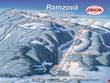 Trail map of the ski resort Ramzová-Bonera – Šerák