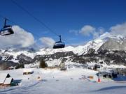 The new six-seater chairlift Oberdorf-Freienalp