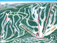 Trail map Snowy Range