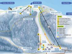 Trail map Tobołów – Koninki