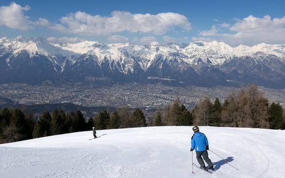 Skiing near Igls (Innsbruck)