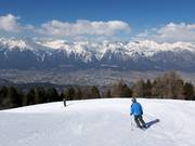 View from the Olympic downhill run to Innsbruck