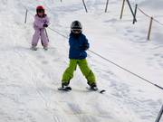 Child on the rope lift